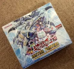 YUGIOH JUSTICE HUNTERS BOOSTER BOX 1ST EDITION FREE SHIPPING - Image 1