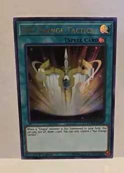 YUGIOH XYZ CHANGE OF TACTICS DUPO ULTRA 1ST EDITION LIGHT PLAYED - Image 3