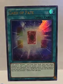 YUGIOH CARD OF FATE DUOV 1ST EDITION ULTRA LIGHT PLAYED - Image 2