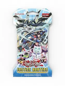 Yugioh - Justice Hunters Sleeved Booster Pack Sealed Yu-Gi-Oh Booster Packs - Image 1