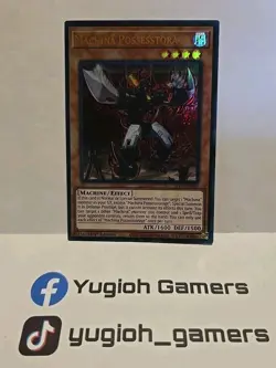 YUGIOH MACHINA POSSESSTORAGE ULTRA SR10 1ST EDITION LIGHT PLAYED - Image 1
