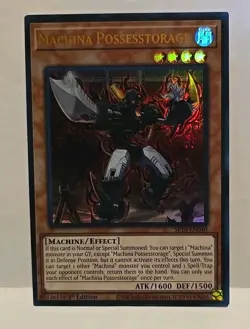 YUGIOH MACHINA POSSESSTORAGE ULTRA SR10 1ST EDITION LIGHT PLAYED - Image 3