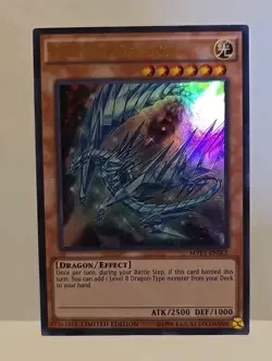 YUGIOH KRYSTAL DRAGON MVP1 LIMITED EDITION ULTRA LIGHT PLAYED - Image 2