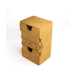 GameGenic Card Storage Stronghold 200 + Convertible Deck Holder XL - Sand New - Image 1