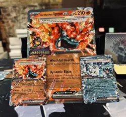Hearthflame Ogerpon Ex 040/167 Oversized Card Wellspring Mask Ogerpon Ex 064/167 - Image 1