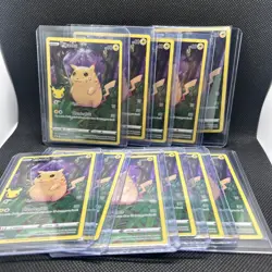 Pokemon TCG Pikachu Celebrations Ultra Rare Card 005/025 Lot Of 11 - Image 1