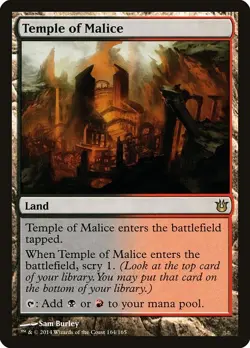 Temple of Malice - Born of the Gods | MTG Card - Image 1