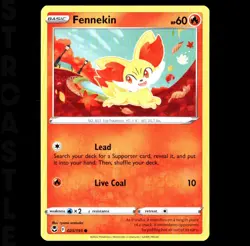 Fennekin - 025/195 Silver Tempest - Common - Pokémon Card TCG - Image 1