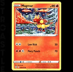 Magmar 019/172 Brilliant Stars - Common - Pokémon Card TCG - Image 1