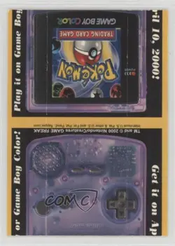 Pokemon TCG Gameboy Color Flip Card Pokemon Miscellaneous Promo & Energies b1g - Image 2