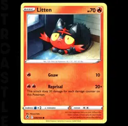 Litten - 030/195 Silver Tempest - Common - Pokémon Card TCG - Image 1
