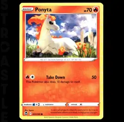 Ponyta - 021/195 Silver Tempest - Common - Pokémon Card TCG - Image 1