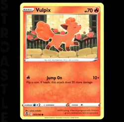 Vulpix - 017/195 Silver Tempest - Common - Pokémon Card TCG - Image 1