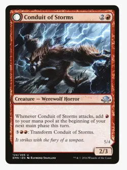 Conduit of Storms\Conduit of Emrakul #173 EMN Magic Card in Protective Sleeve - Image 1