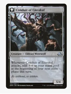 Conduit of Storms\Conduit of Emrakul #173 EMN Magic Card in Protective Sleeve - Image 2