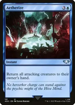 Aetherize - Surge Foil Warhammer 40,000 NM MTG - Image 1