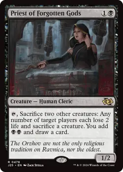 MTG Priest of Forgotten Gods [Foundations Jumpstart] Near Mint Magic - Image 1