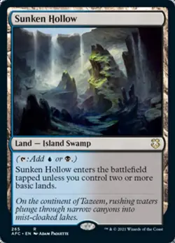 MTG Sunken Hollow [Dungeons & Dragons: Adventures in the Forgotten Realms C - Image 1