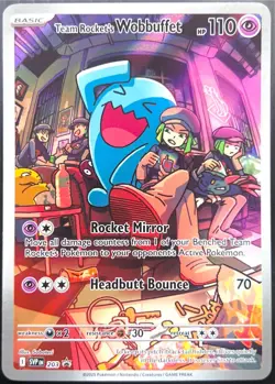 Team Rocket's Wobbuffet 203 S&V Promo Card Holo - Near Mint - Image 1