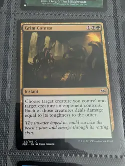Magic: MTG: Fate Reforged: Grim Contest (G) - Image 1