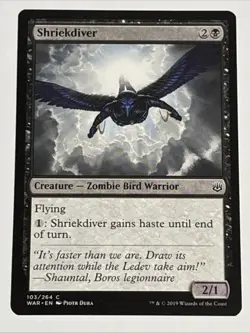MTG War of the Spark Shriekdiver 103/264 NM - Image 1