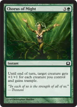 Chorus of Might - Light Play MTG Return to Ravnica - Image 1