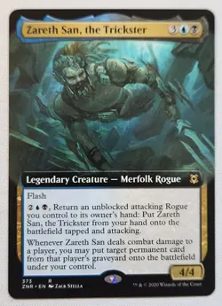 MTG [x1 Zareth San, the Trickster x1] EXTENDED BORDERLESS Zendikar Rising NM - Image 1