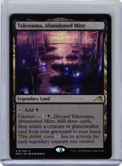 MTG Takenuma, Abandoned Mire (278/606) Kamigawa Neon Dynasty LP - Image 1