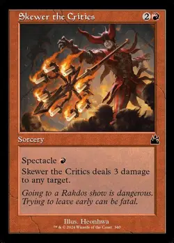 Skewer the Critics - Ravnica Remastered | MTG Card - Image 1