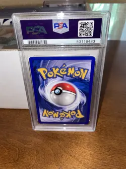 1999 POKEMON GAME BASE SET 52 MACHOP SHADOWLESS PSA 9 MINT - Image 2