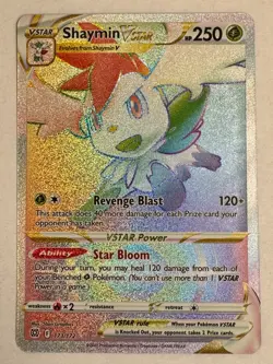 Pokemon TCG SWSH09: Brilliant Stars Shaymin VSTAR #173/172 Secret Rare - Image 1