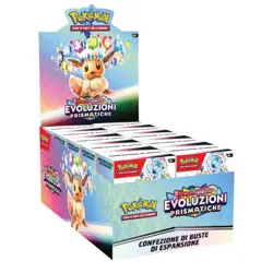 Pokemon Box X10 Bundle 6 Packs Prismatic Evolutions Sealed Display Italian - Image 1