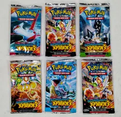 Pokemon TCG: Scarlet and Violet Surging Sparks x6 Booster Packs Sealed - Image 1