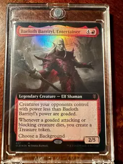 NM *FOIL* Baeloth Barrityl, Entertainer (Extended Art) -Magic The Gathering-MTG - Image 1