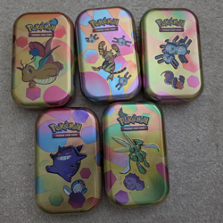 *EMPTY* 5 Pieces Pokemon 151 Mini Tin Set - Including ART and COINS. NO CARDS - Image 1