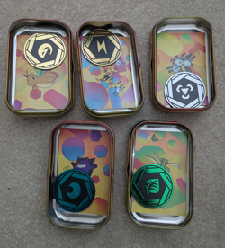 *EMPTY* 5 Pieces Pokemon 151 Mini Tin Set - Including ART and COINS. NO CARDS - Image 2