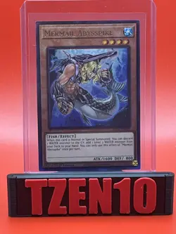 Mermail Abysspike #RA04-EN012 Quarter Century Stampede Yugioh TCG NM - Image 1