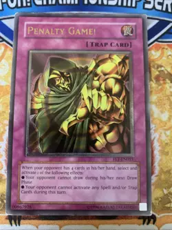 Yugioh Penalty Game! FET-EN051 Ultimate Rare MP - Image 1