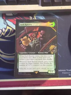 MTG Sazh Katzroy Foil (Extended Art) Final Fantasy - Image 1