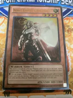 Yugioh Noble Knight Gwalchavad LTGY-EN081 Ultimate Rare MP - Image 1