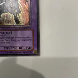 Yugioh Dark Blade The Dragon Knight Rds 1st Ed Lp Ultimate Rare Misprint - Image 5