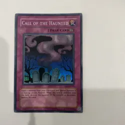 Yugioh Call Of The Haunted Db1 Foil Line Error Very Rare Nm - Image 1