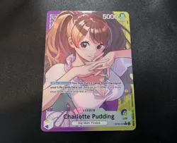 Charlotte Pudding Alternate Art OP08-058 Two Legends ENGLISH One Piece Card NM - Image 1