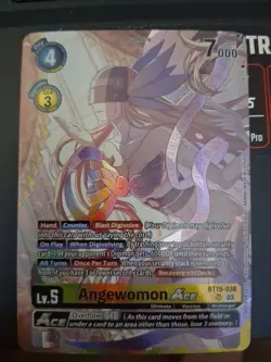 Angewomon ACE (Limited Card) Digimon World Convergence BT15-038 LP - Image 1