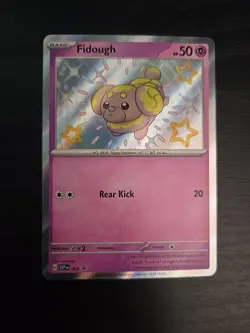 Fidough 69: Scarlet & Violet Promo Card Holo Paldean Fates Pokemon TCG - Image 1