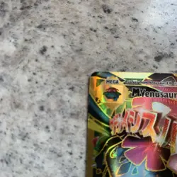 Mega Venusaur EX 100/108 Pokemon card TCG Holo - Image 3