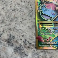Mega Venusaur EX 100/108 Pokemon card TCG Holo - Image 4
