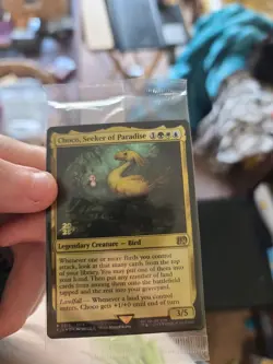 Choco, seeker of paradise prerelease promo MTG final fantasy foil - Image 1