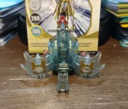 Bakugan Translucent Haos Nemus 505G Gray New Vestroia W/ Card Rare! - Image 4