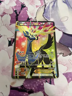 Pokemon TCG Xerneas EX Ultra Rare Holo Card 146/146 XY Base Set Lightly Played - Image 1